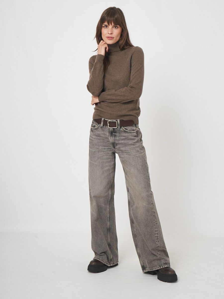 Basic-Rollkragenpullover aus Bio-Kaschmir image number 7