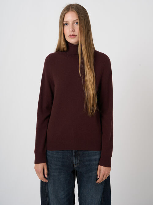 Basic Rollkragenpullover Aus Bio-Kaschmir