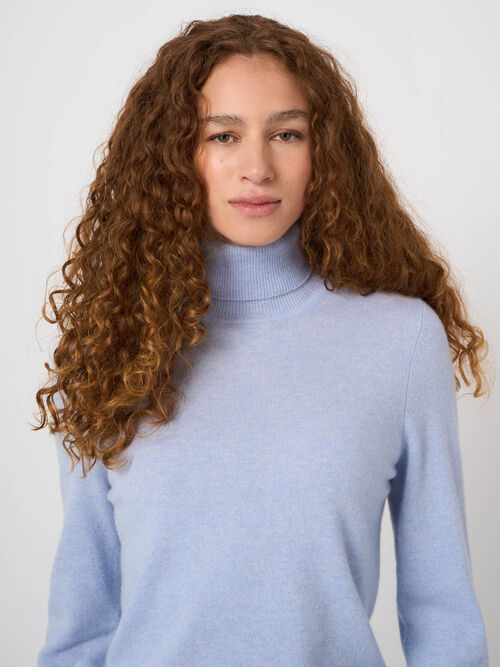 Basic Rollkragenpullover Aus Bio-Kaschmir