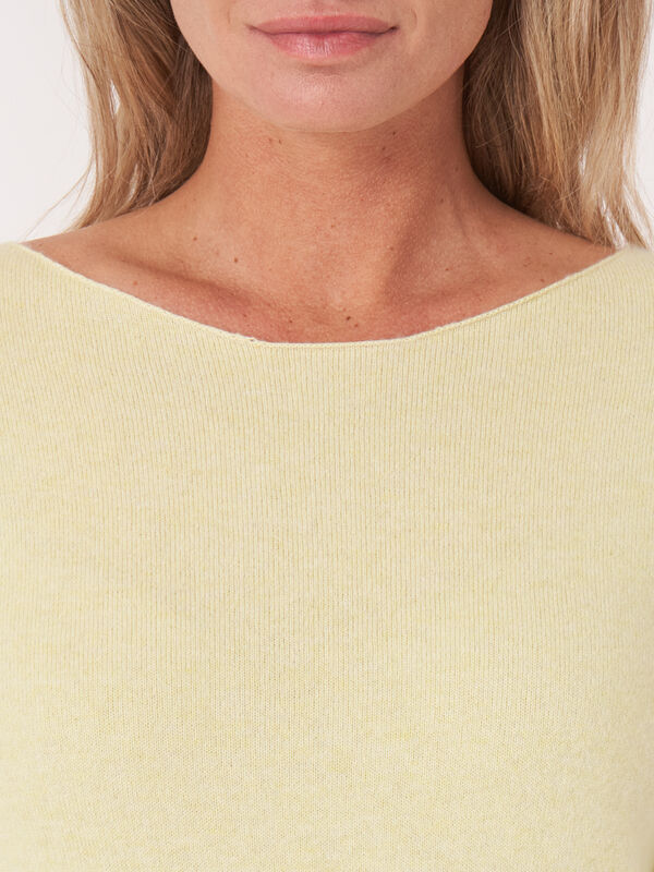 Basic-Pullover mit U-Boot-Ausschnitt aus Bio-Kaschmir image number 5