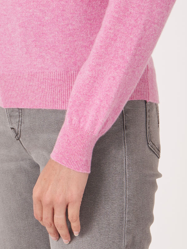 Pull col bateau en cachemire bio image number 3