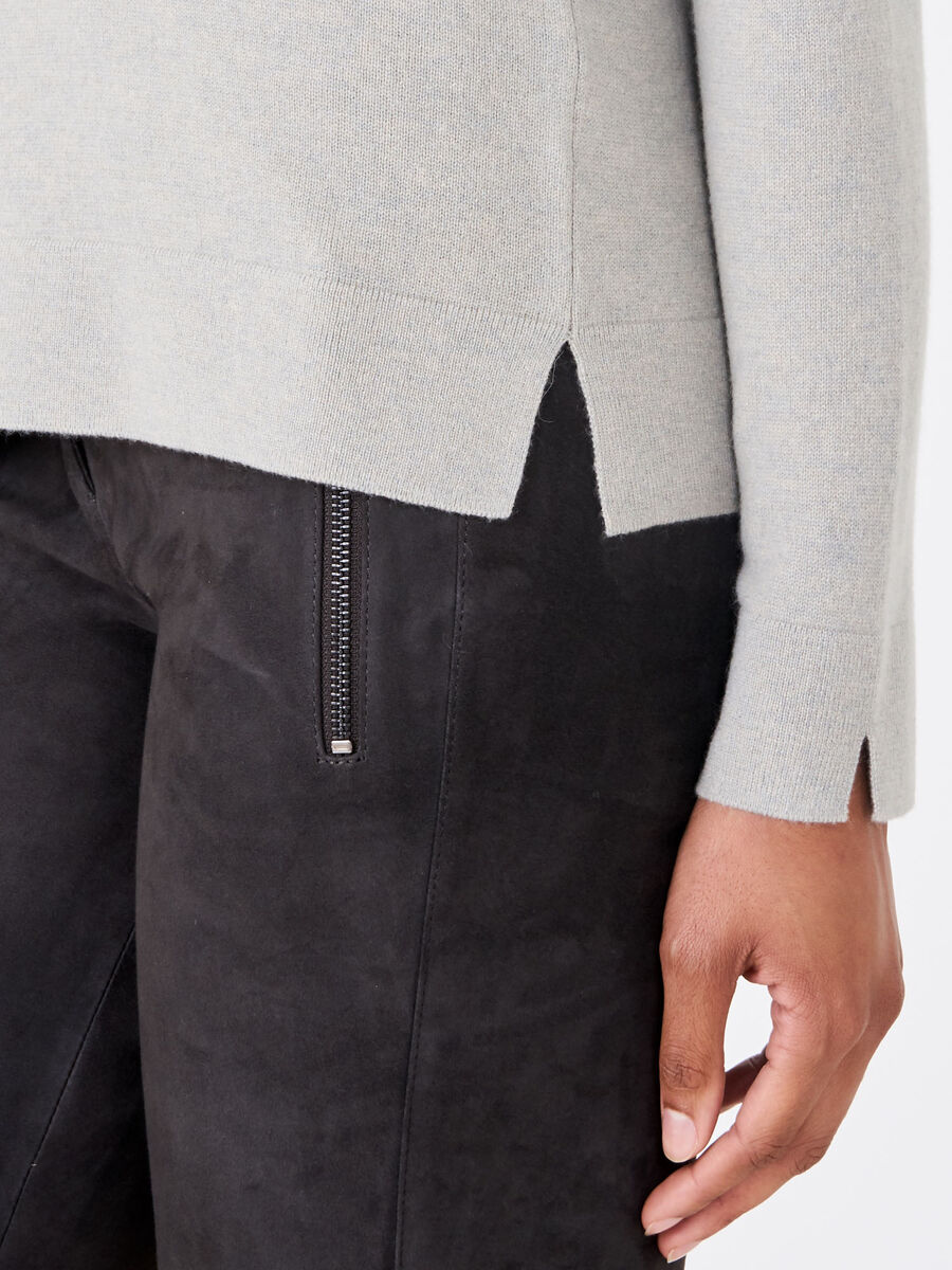 Stehkragen-Pullover aus organischem Kaschmir image number 2