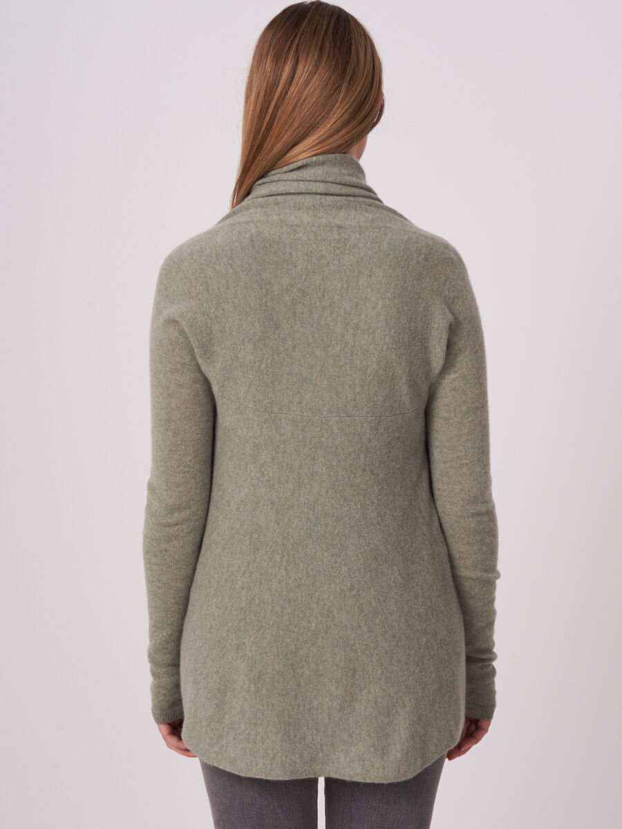 Offene Strickjacke mit Schalkragen aus Bio-Kaschmir image number 83