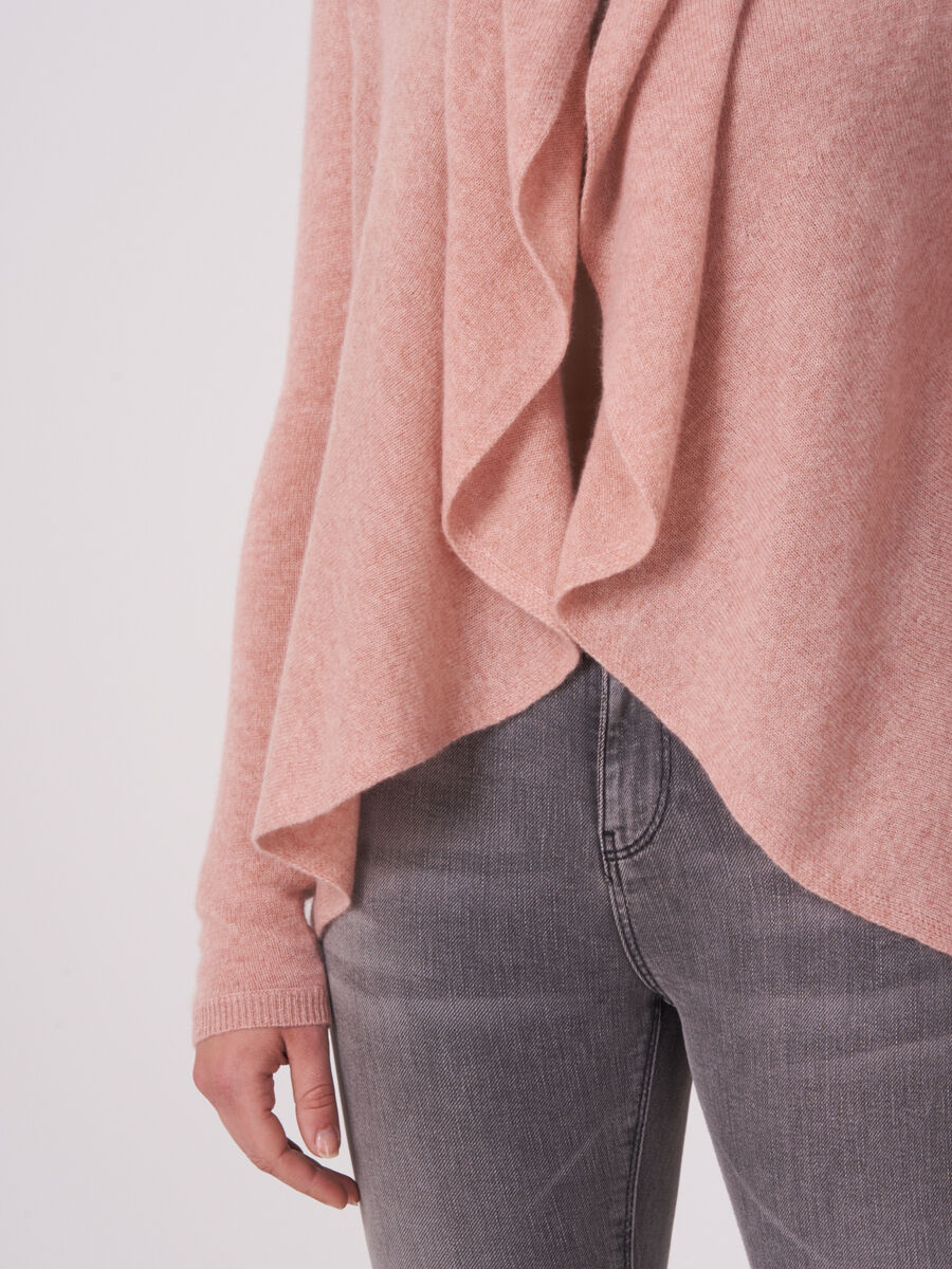 Offene Strickjacke mit Schalkragen aus Bio-Kaschmir image number 88