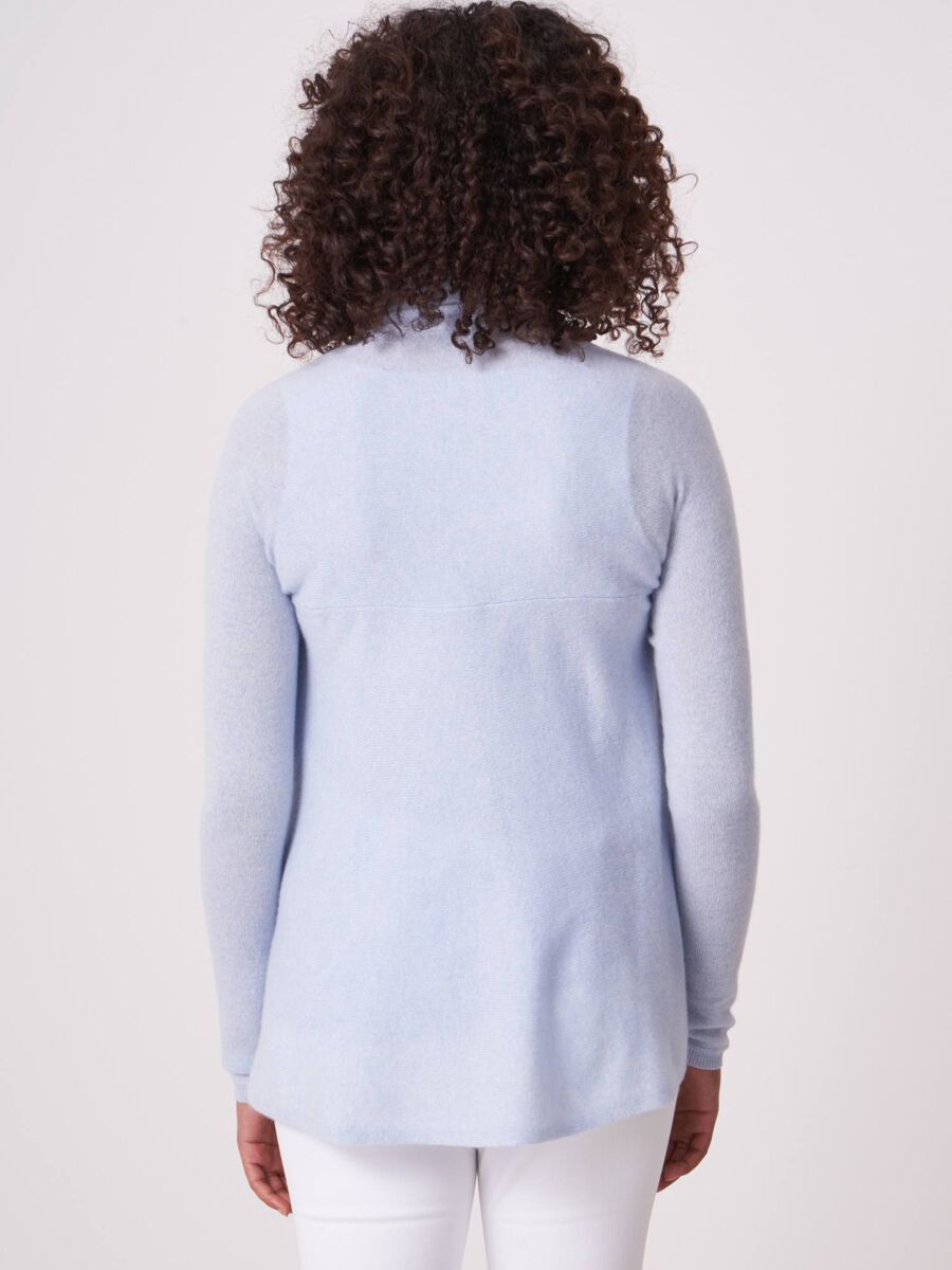 Offene Strickjacke mit Schalkragen aus Bio-Kaschmir image number 107