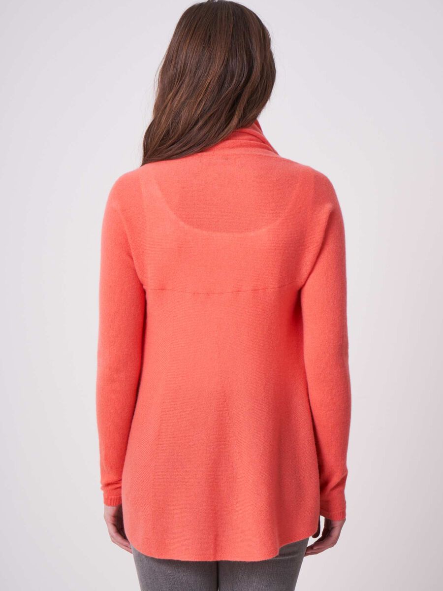 Offene Strickjacke mit Schalkragen aus Bio-Kaschmir image number 115