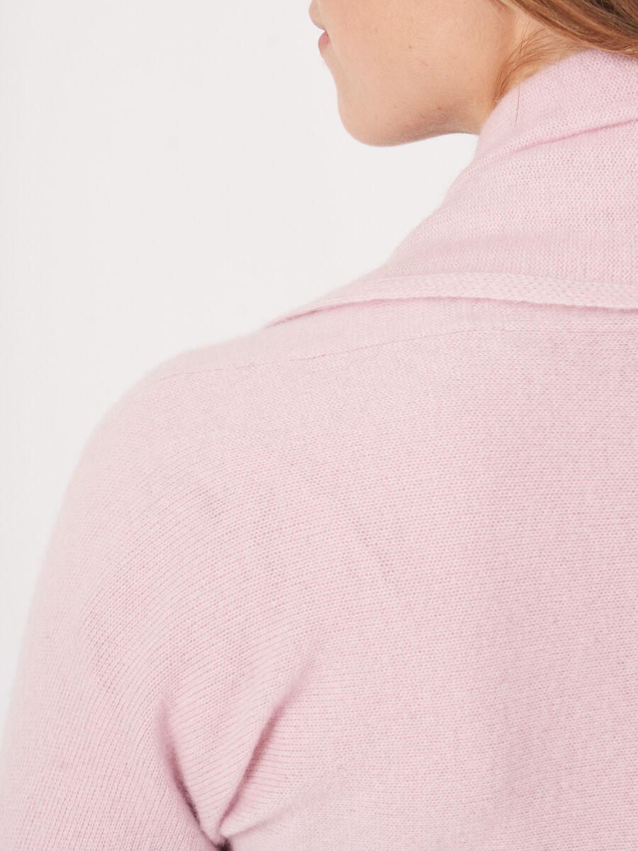 Offene Strickjacke mit Schalkragen aus Bio-Kaschmir image number 121