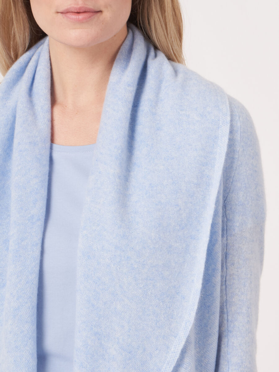 Offene Strickjacke mit Schalkragen aus Bio-Kaschmir image number 138