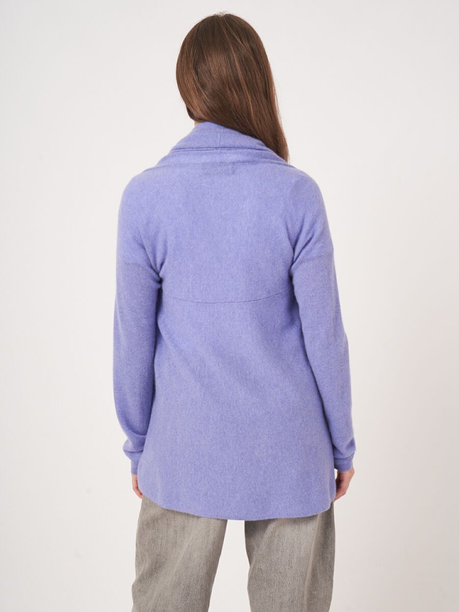 Offene Strickjacke mit Schalkragen aus Bio-Kaschmir image number 41