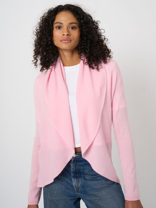 Cardigan mit Schalkragen aus 100% Bio-Kaschmir image number 2