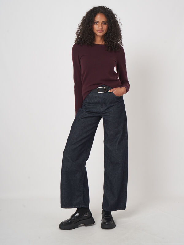 Organic Cashmere Round-Neck Sweater image number 0