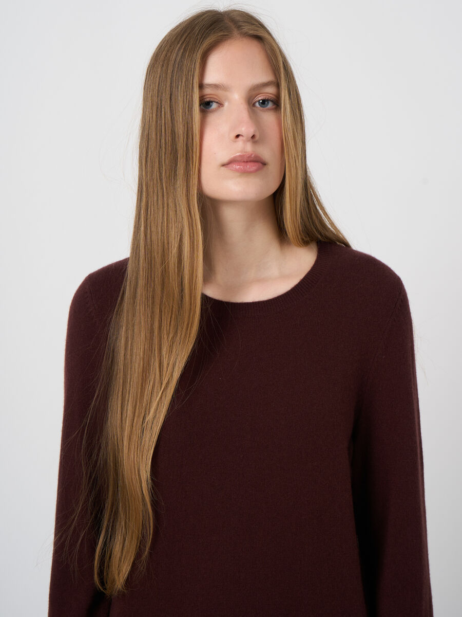 Organic Cashmere Round-Neck Sweater image number 1