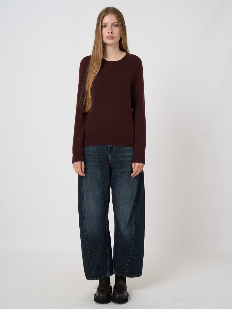 Organic Cashmere Round-Neck Sweater image number 2