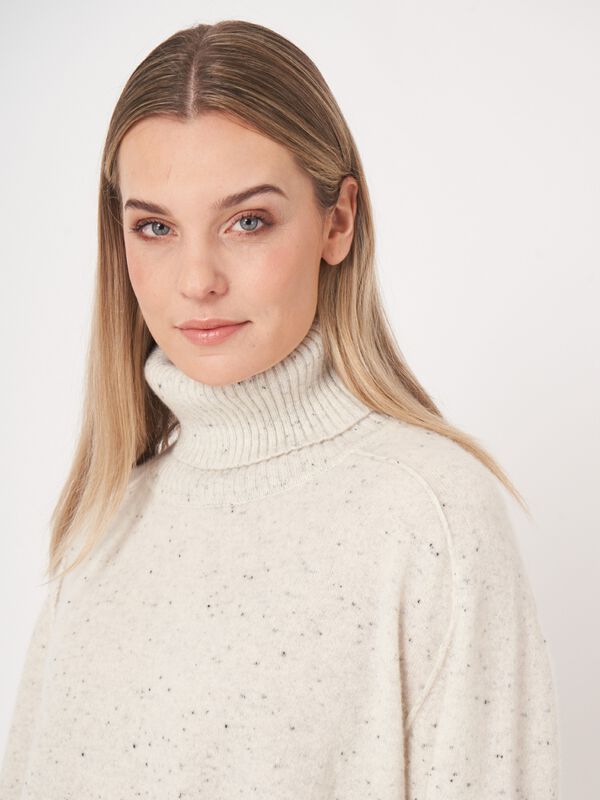 Stilvoller Bio-Kaschmirpullover mit Tweed-Effekt image number 3