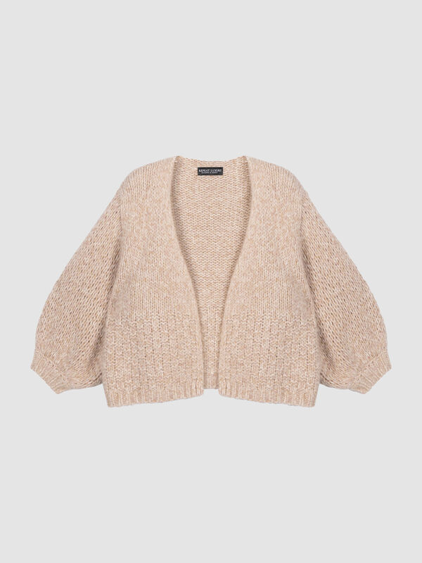 Cardigan en pur cachemire &agrave; grosse maille image number 4