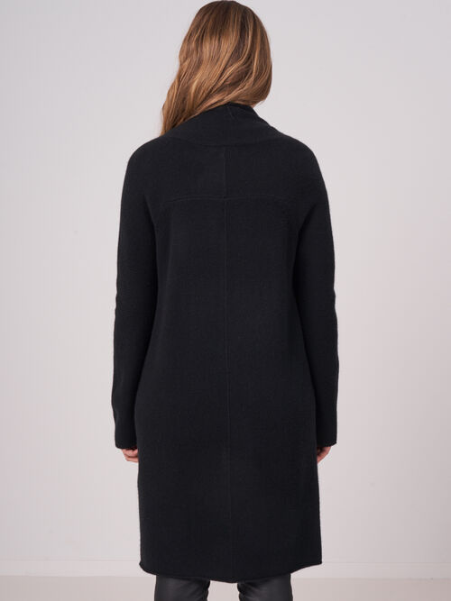 Luxurious chunky knit cashmere cardigan