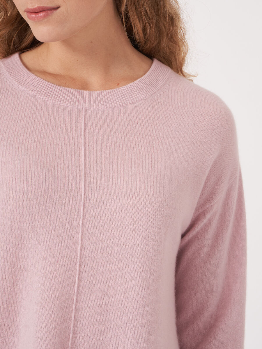 Bio-Kaschmir-Pullover mit geripptem Saum image number 18