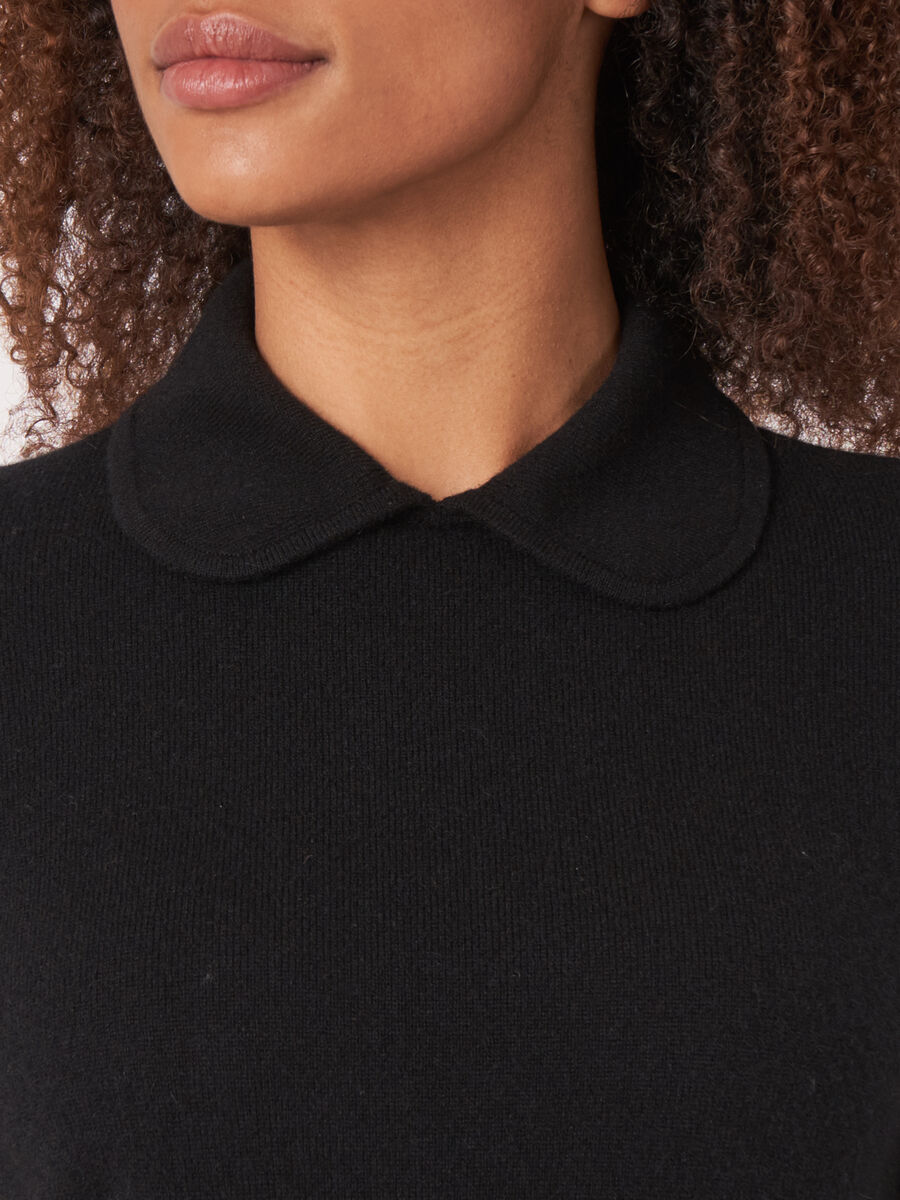 Bio-Kaschmir-Pullover mit Rollkragen und Vordertaschen image number 4
