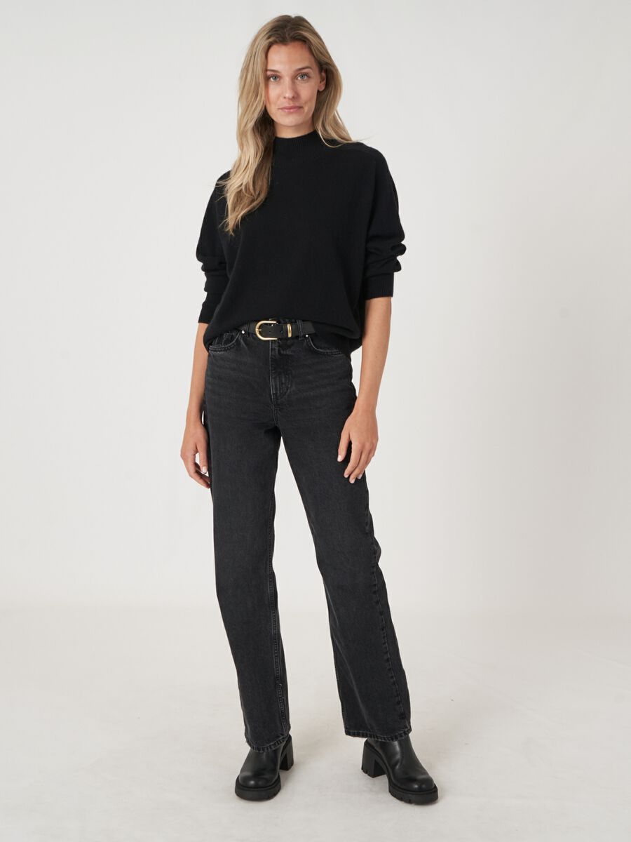 Pull à col montant en cachemire biologique image number 4