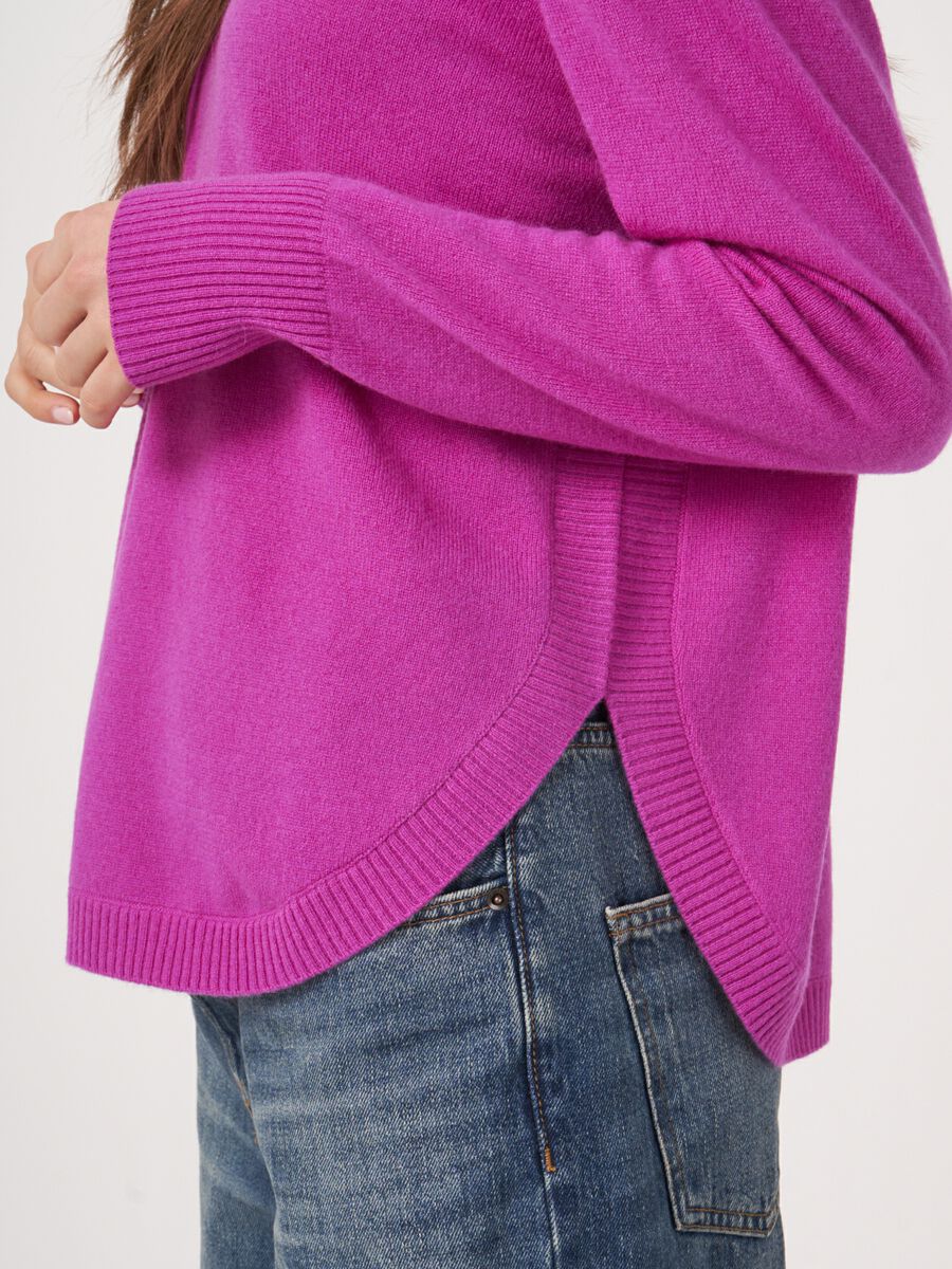 Cashmere boothalstrui met ronde zoom image number 2