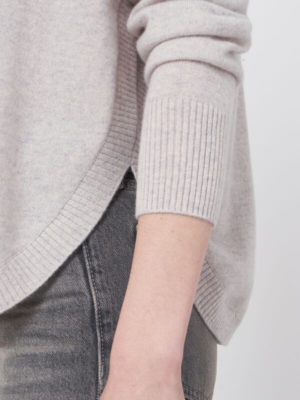 Cashmere boothalstrui met ronde zoom image number 2
