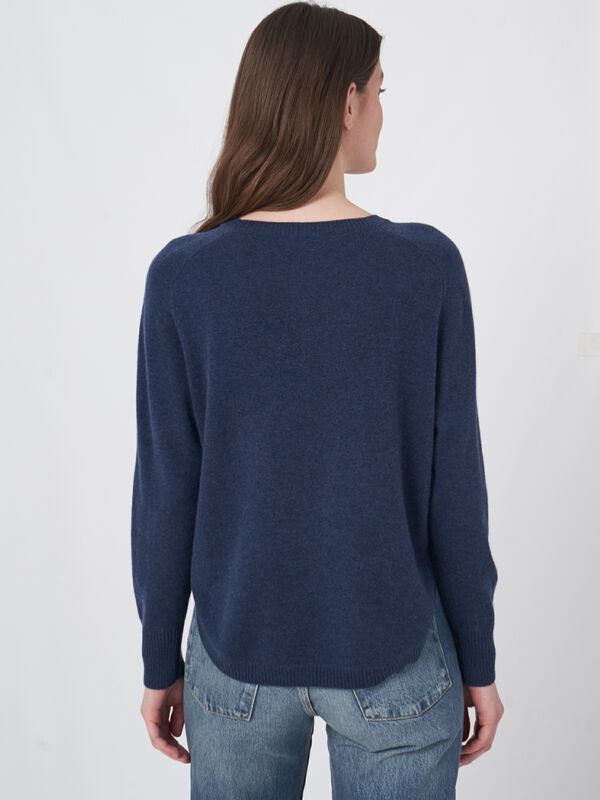 Cashmere boothalstrui met ronde zoom image number 3