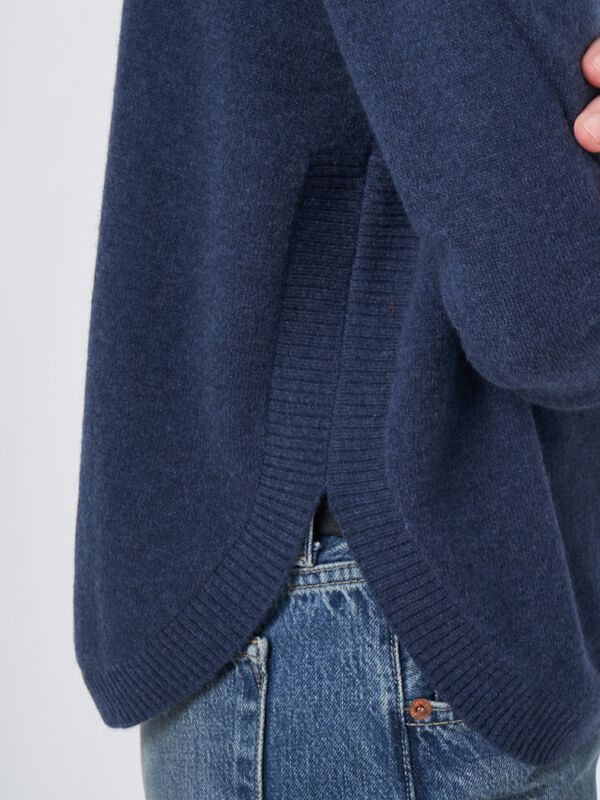 Cashmere boothalstrui met ronde zoom image number 2