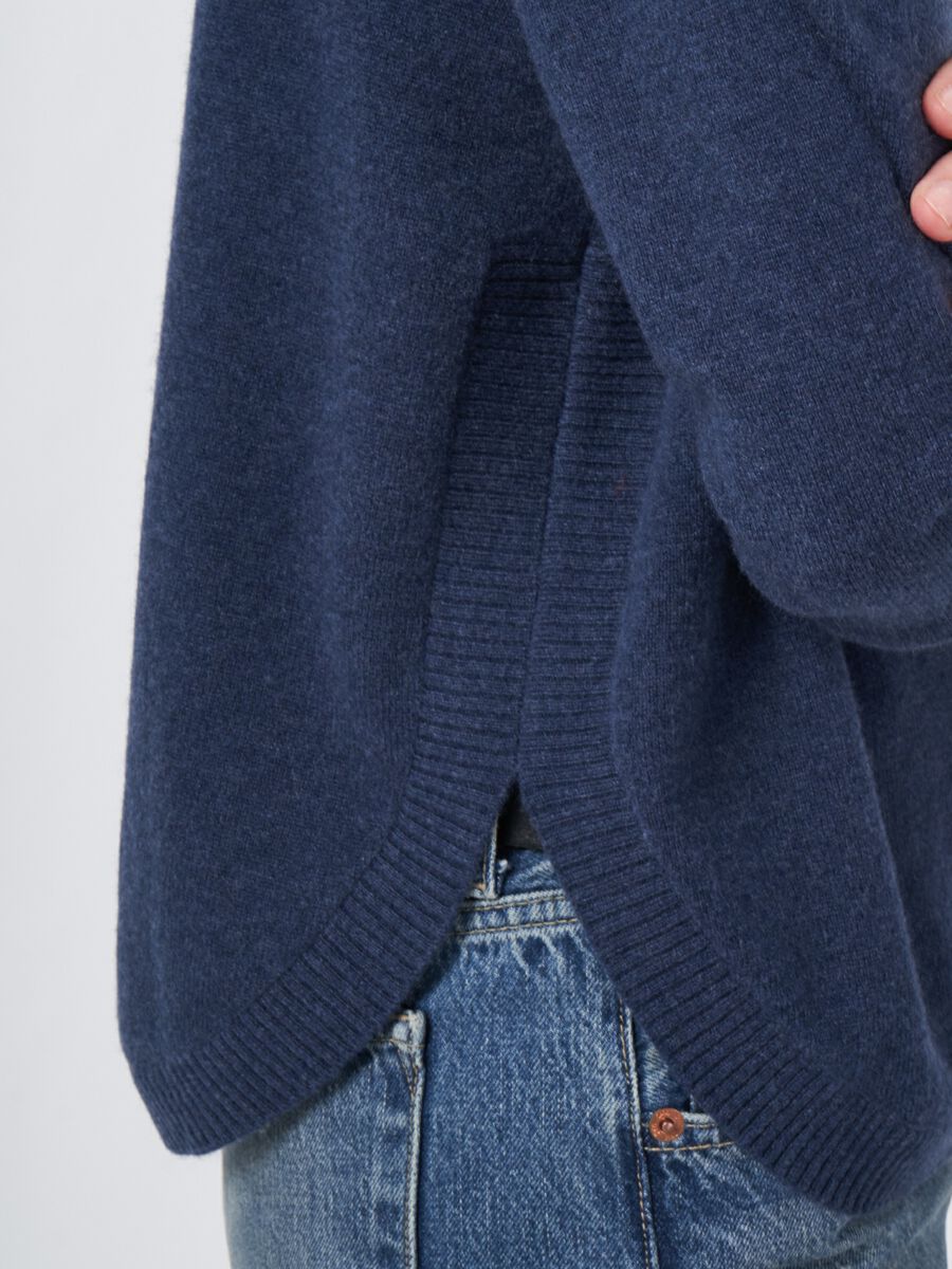 Cashmere boothalstrui met ronde zoom image number 2