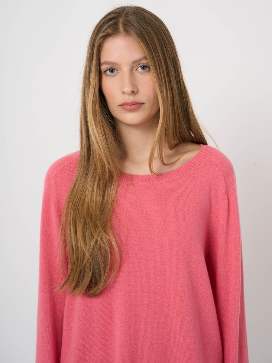 Pull col bateau 100% cachemire image number 2