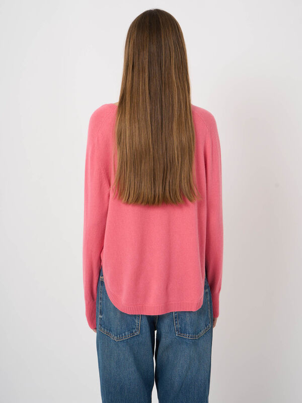 Boatneck 100% cashmere sweater image number 3