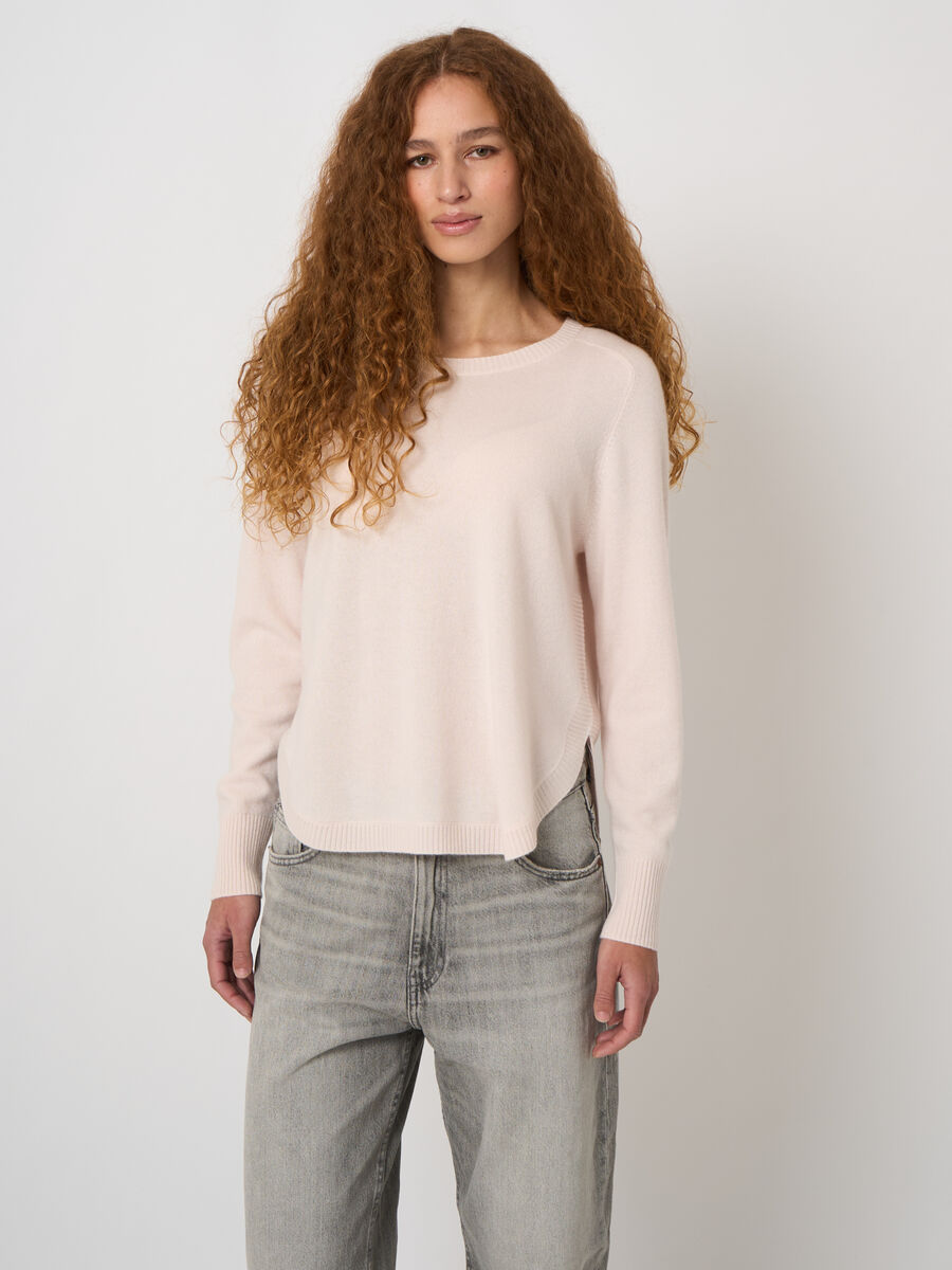 Boatneck 100% cashmere sweater image number 3