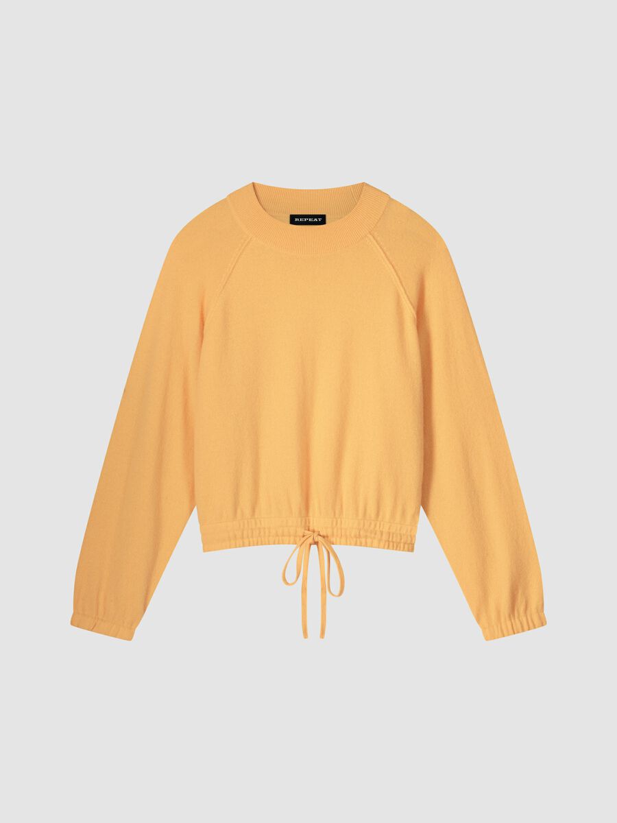 Women's Drawstring-waist cashmere sweater | REPEAT cashmere