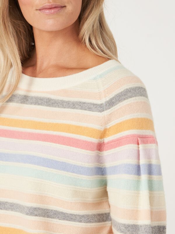 Cashmere regenboogtrui image number 3