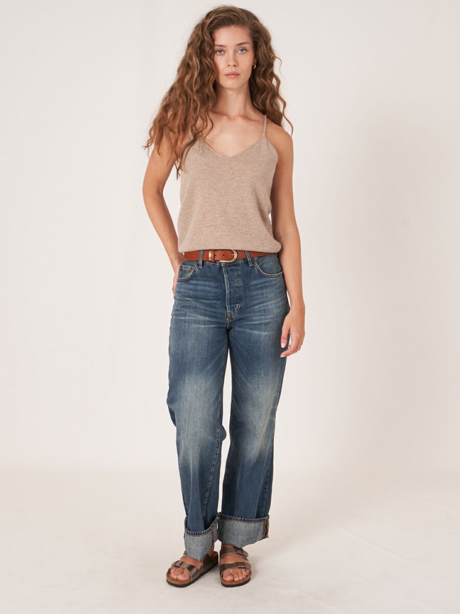 Cashmere knitted top image number 5