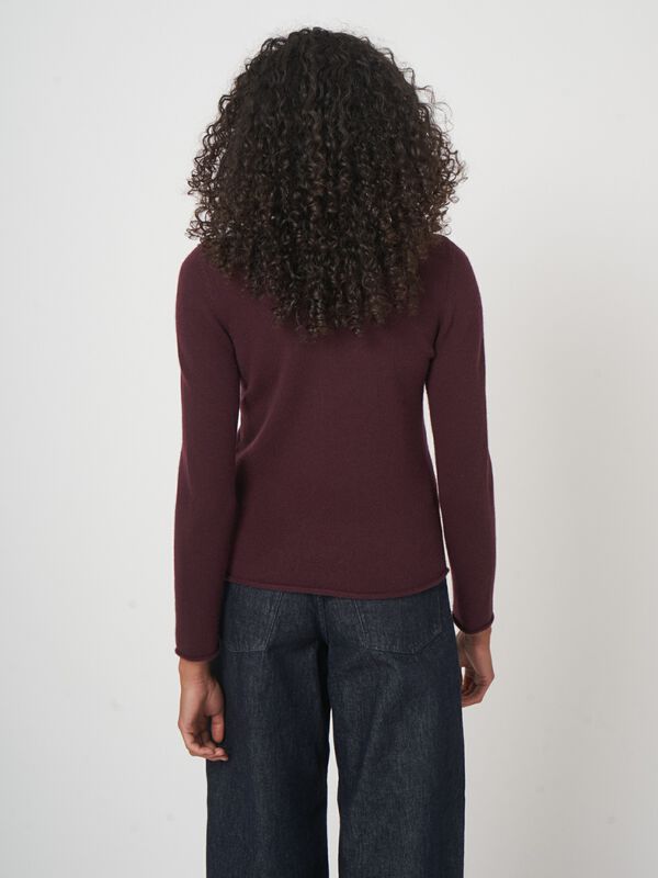 Kasjmier boothals trui - medium gewicht & tijdloos image number 4