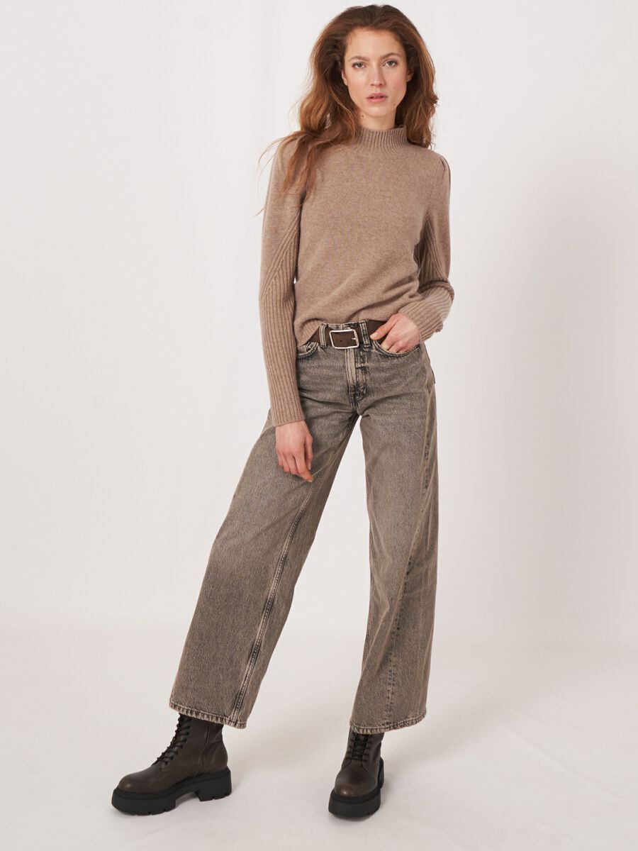 Pull en cachemire avec détail d'épaule image number 5