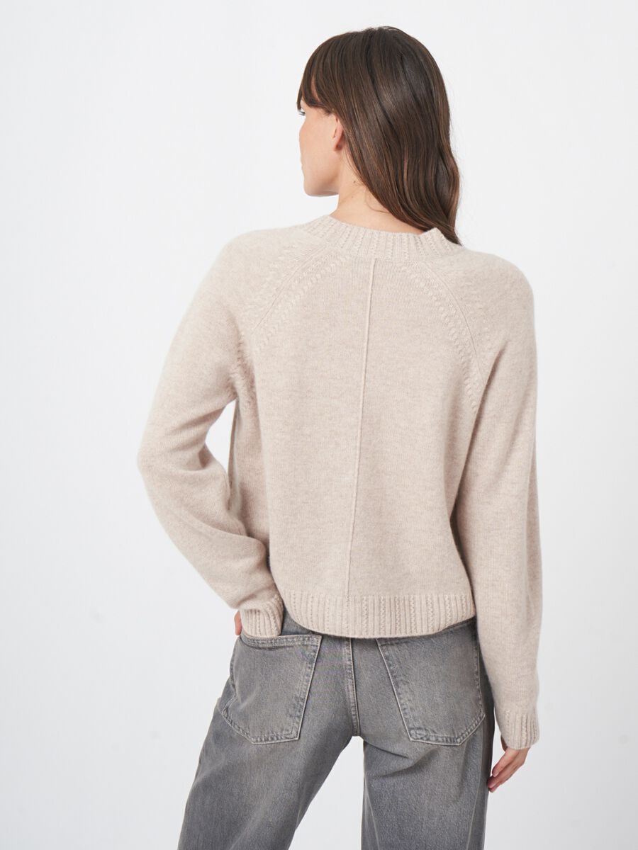 Raglan vest van biologisch cashmere image number 5