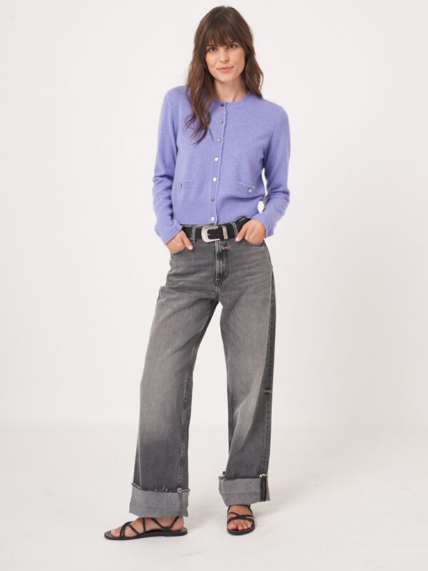 Kurzer Kaschmir-Cardigan mit Fransen f&uuml;r Damen image number 6