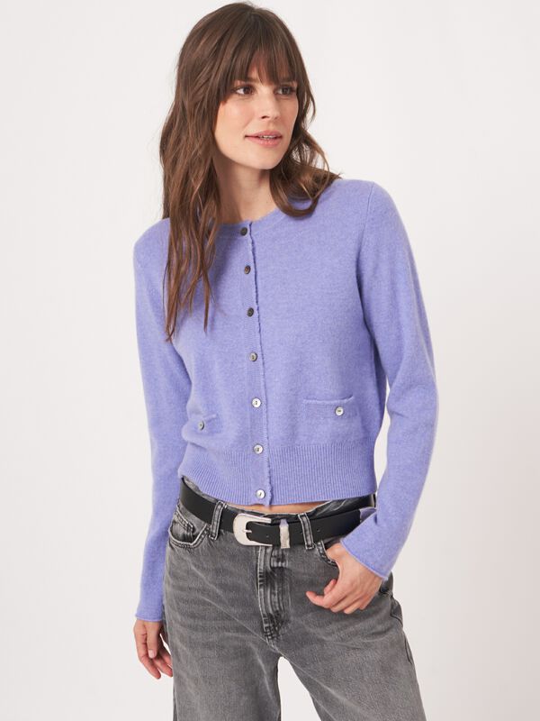 Kurzer Kaschmir-Cardigan mit Fransen f&uuml;r Damen image number 2