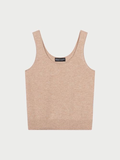 Gebreid topje van cashmere