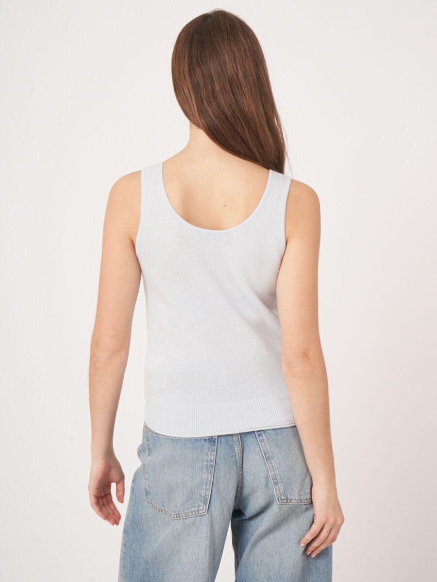 Gebreid topje van cashmere image number 3