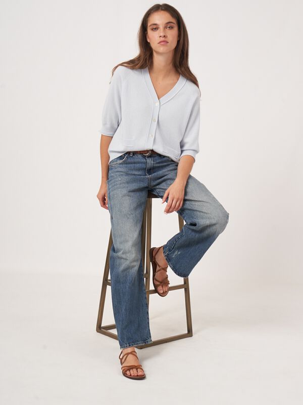 Cashmere raglanvest image number 5