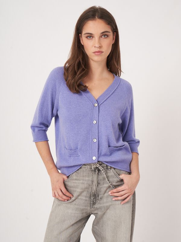 Cashmere raglanvest image number 1