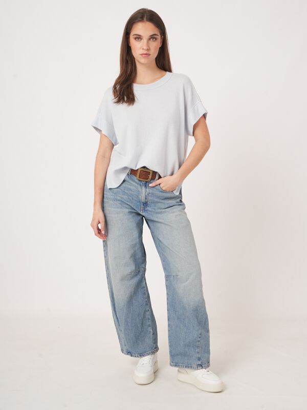 Lichte cashmere poncho-trui image number 5