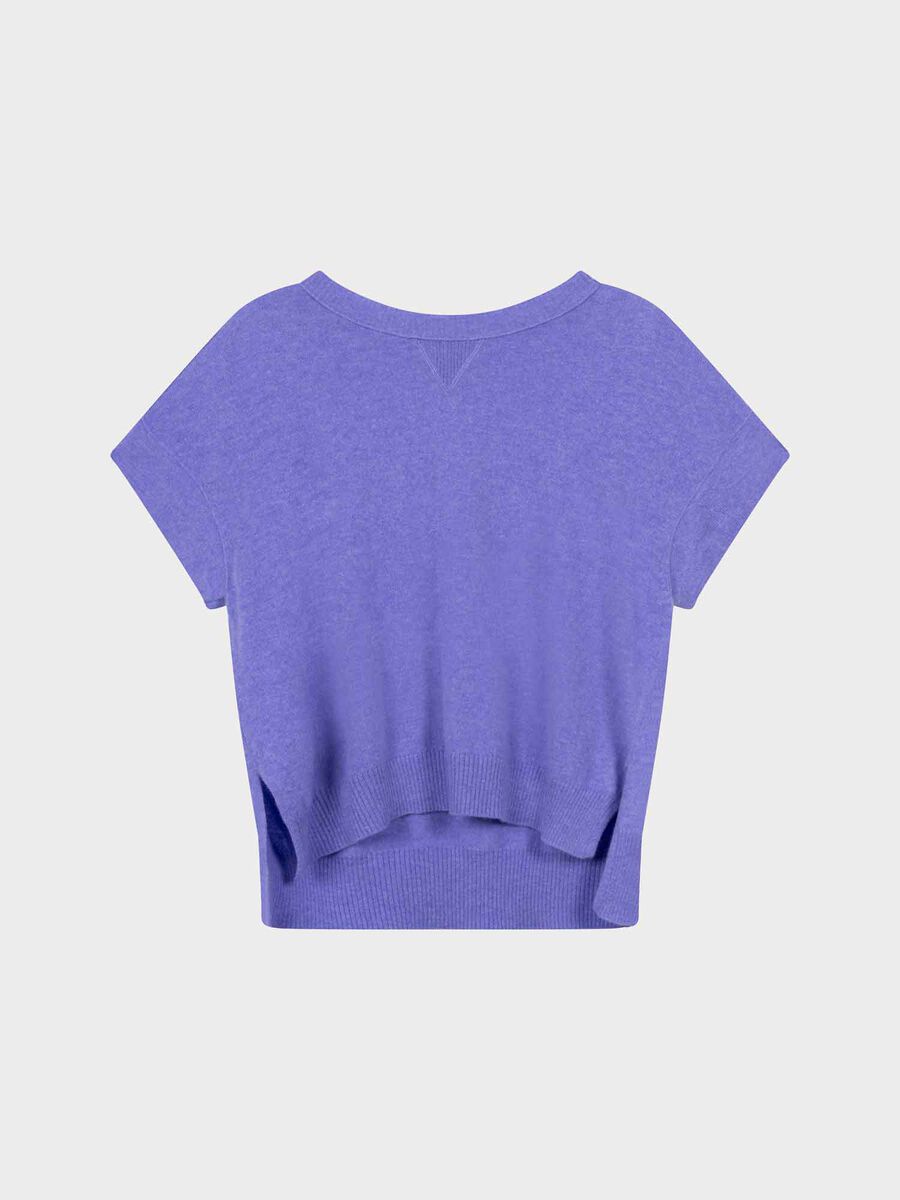 Lightweight cashmere poncho sweater image number 0