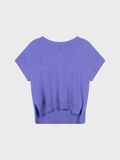 Leichter Kaschmir-Poncho-Pullover