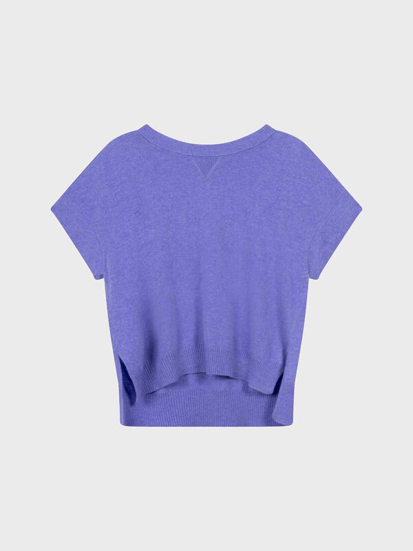 Lichte cashmere poncho-trui image number 3