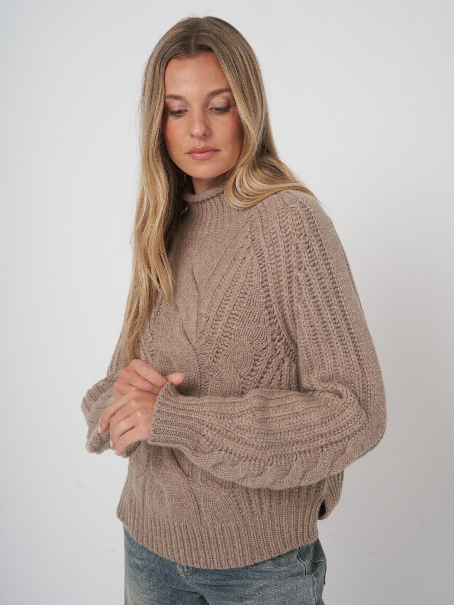 トップス HERILL GoldenCash Cashmere Cable Sweater HERILL GoldenCash Cashmere Cable Sweater