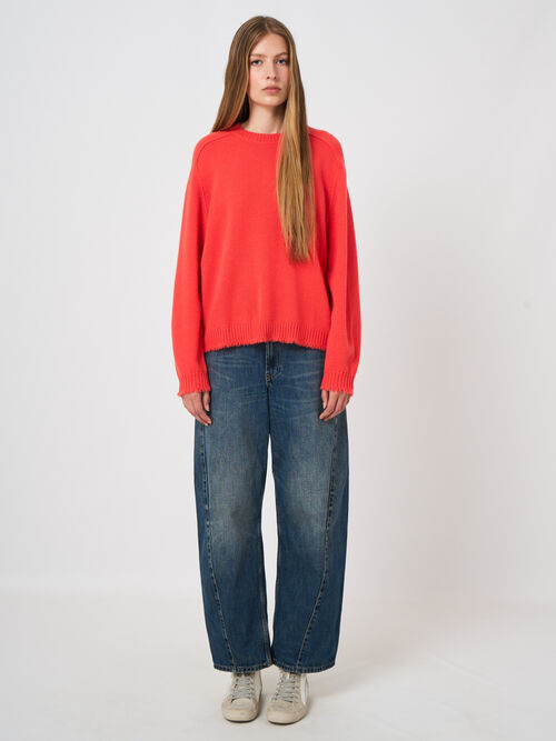 Pull d&eacute;contract&eacute; en cachemire