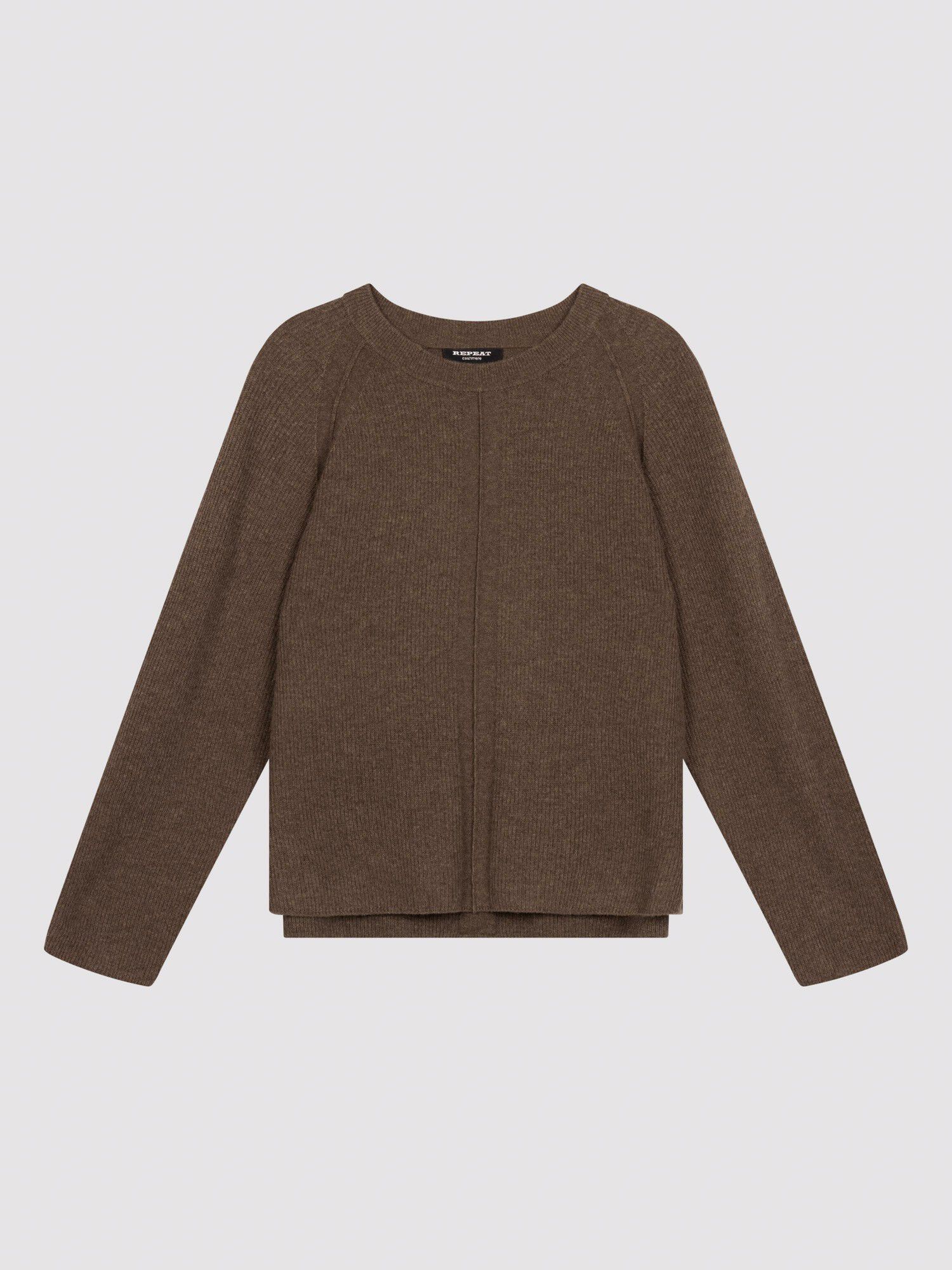 Geribbelde kasjmier trui - relaxed fit & duurzaam afbeelding
